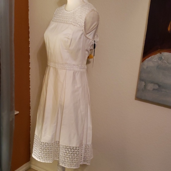 Calvin Klein stunning white diamond cut out dress! - Picture 4 of 8